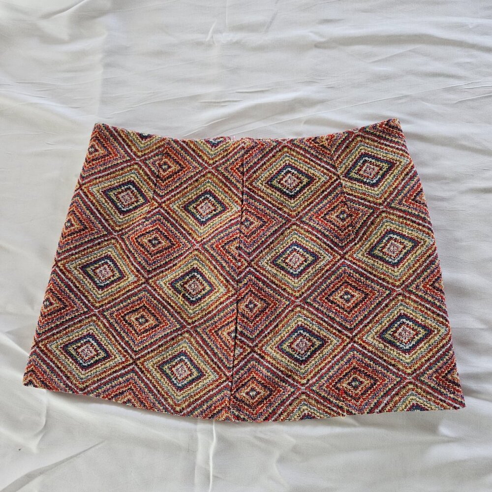Cider multicolored geometric mini skirt - Picture 2 of 5